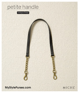 Miche Petite Handle with Antique Brass Chains