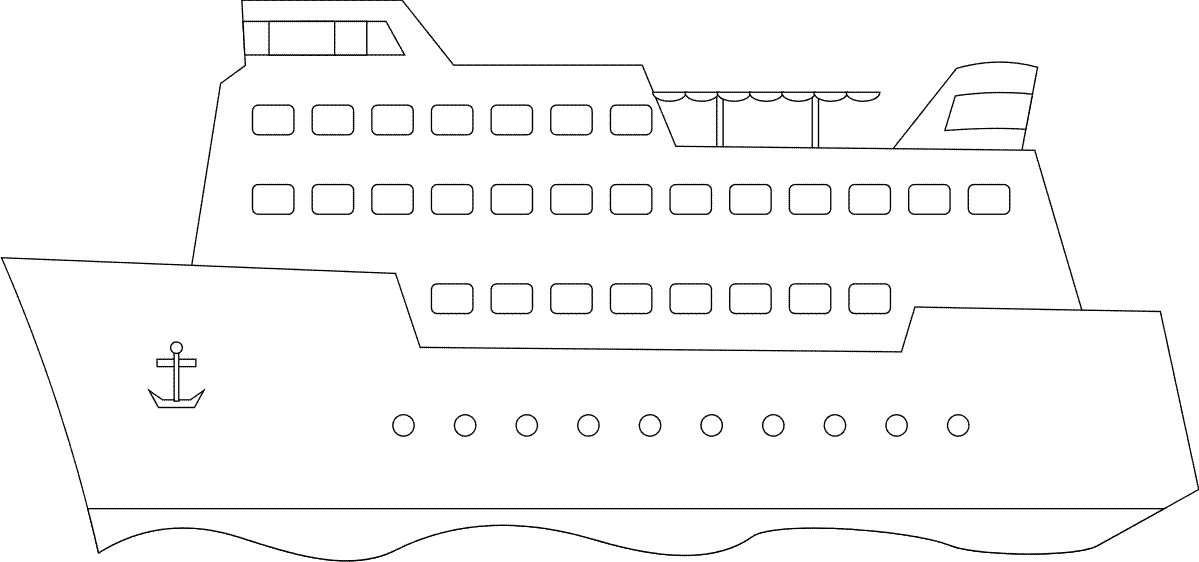 Boat Coloring Pages