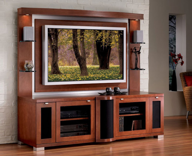TV Stand Furniture with Storage Photo