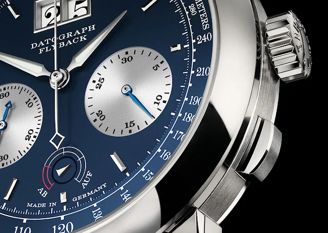 A. Lange & Söhne Datograph UP/DOWN Blue Dial ref. 405.028