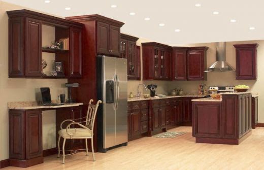 Modern Cherry Kitchen Cabinets