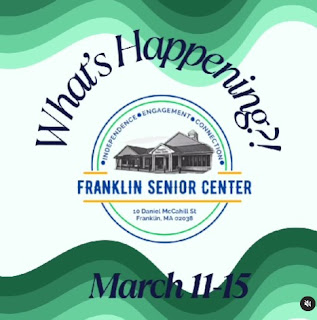 Franklin Senior Center has a full slate of events this week