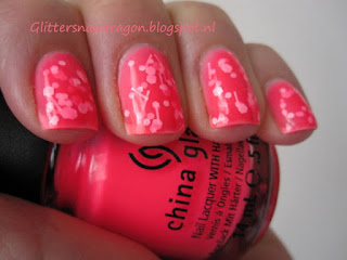 China Glaze Shell-o All That Glitters Spotty Dottie Light