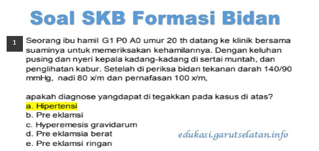 soal skb bidan