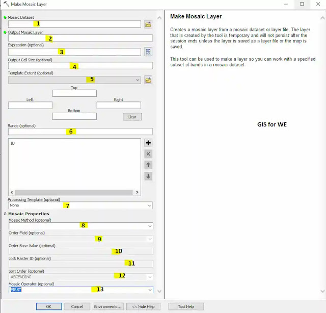 Make Mosaic Layer Tool