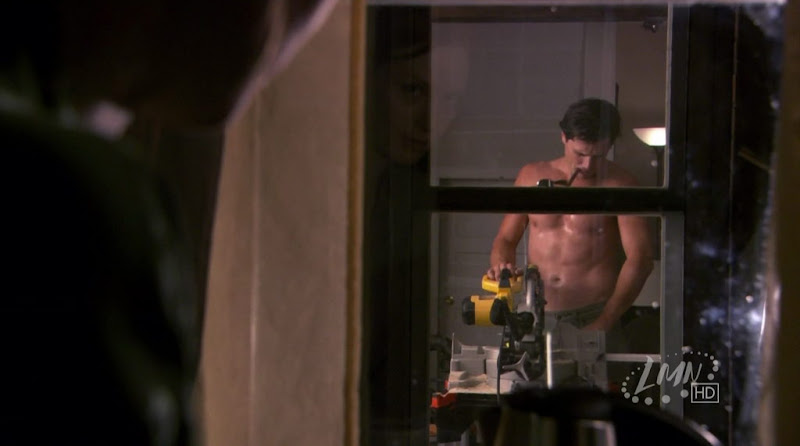 Matthew Settle Shirtless in Nora Roberts' Blue Smoke