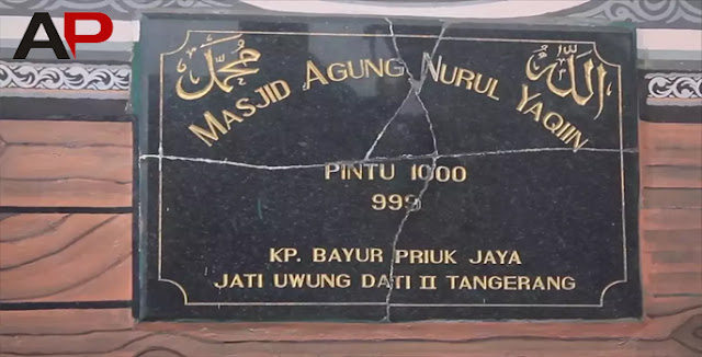 Memiliki Keunikan Masjid Pintu Seribu Tangerang