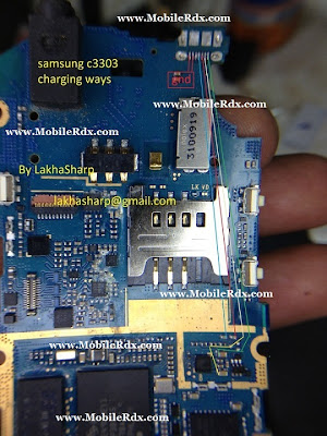 Samsung C3303 Charging Ways Jumper, Samsung C3303 Usb Ways