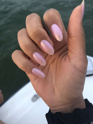 Milky Pink Gel Nail Polish.