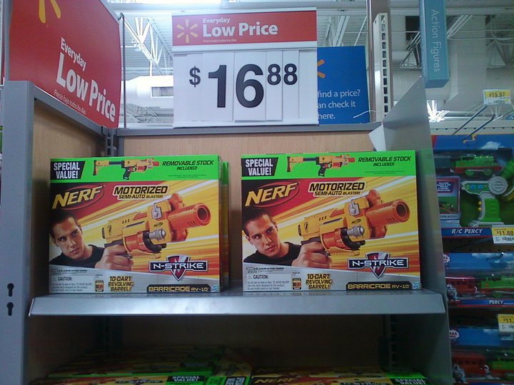 barricade nerf gun. Walmart: Pic courtesy of Nerf