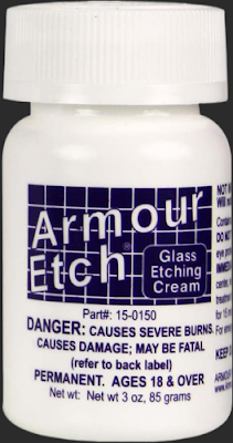 Martha Stewart Etching Cream vs Armour Etch