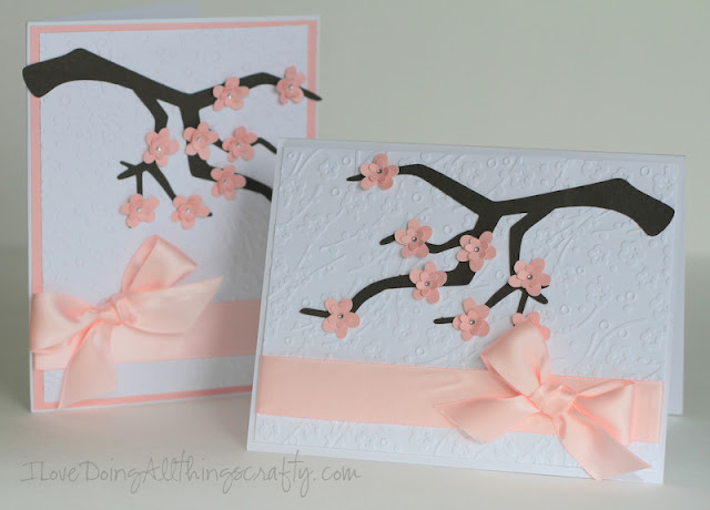 Cherry Blossom Wedding Card | SVGCuts