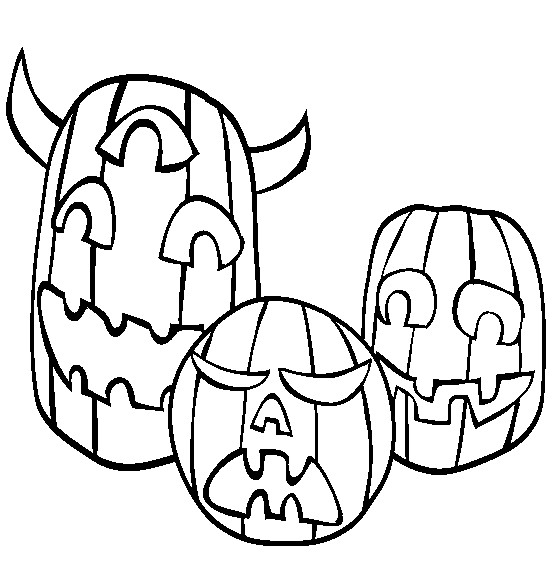 Download Printable halloween coloring pages: Scary Halloween Coloring Pages