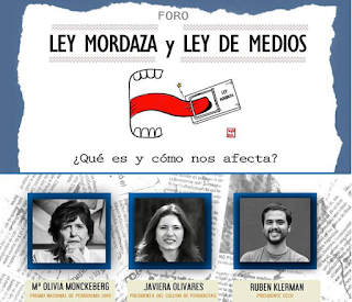 Colegio de Periodistas participó del Foro "Ley Mordaza y Ley de Medios"