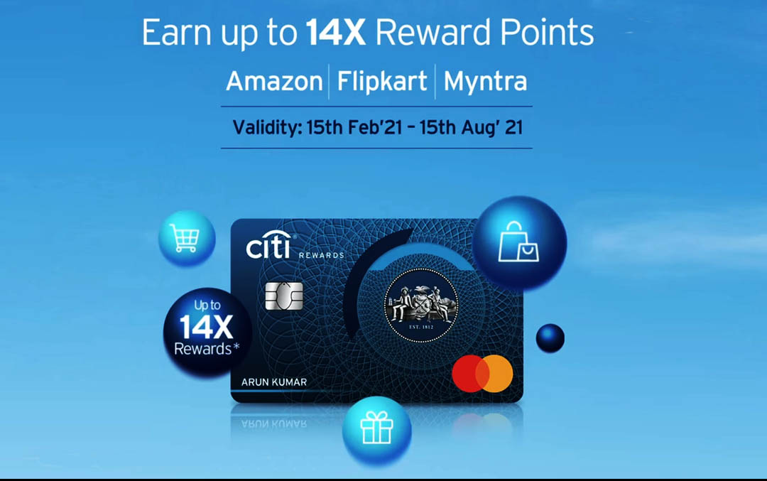 Citibank Amazon Flipkart Myntra Offer