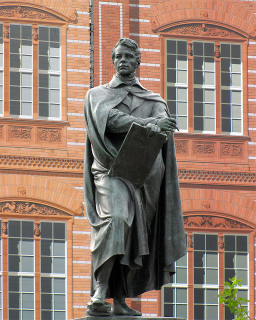 Statue of Karl Friedrich Schinkel by Friedrich Drake, Schinkelplatz, Berlin