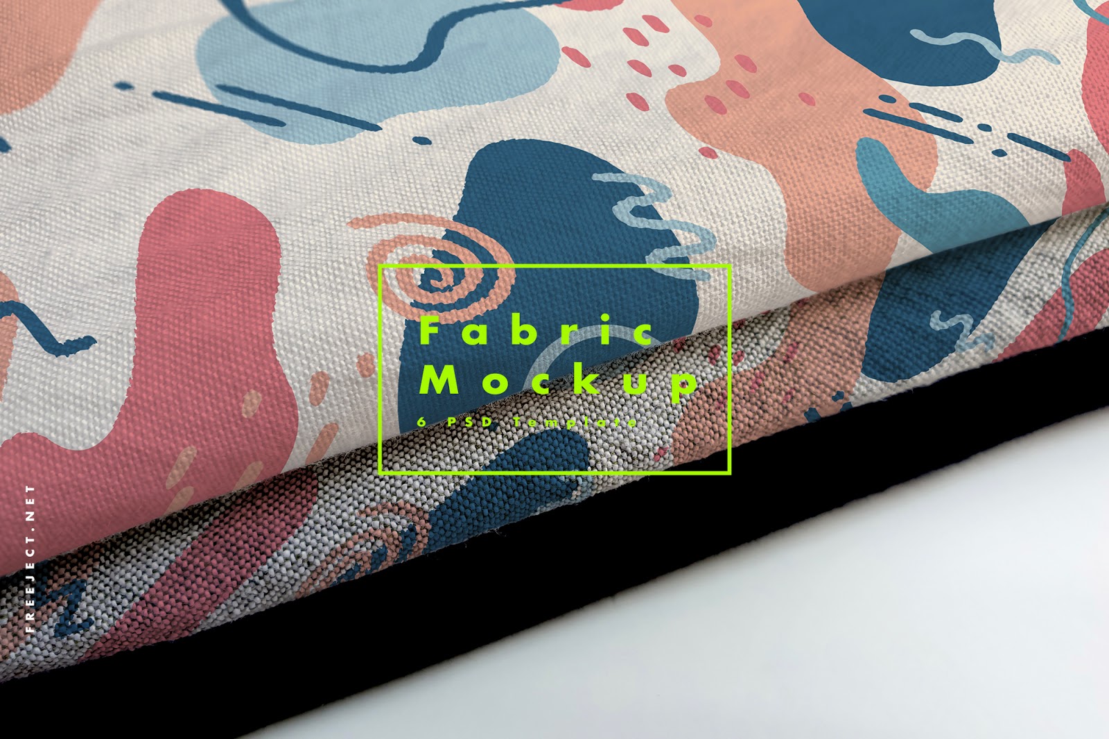 Download Free Download Fabric Mockup Template Psd File