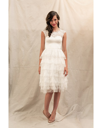 This would be a great dress for a afternoon wedding reception