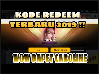 Kode Redeem FF Terbaru 2019 dan Cara Menukar Kode Redeem Free Fire