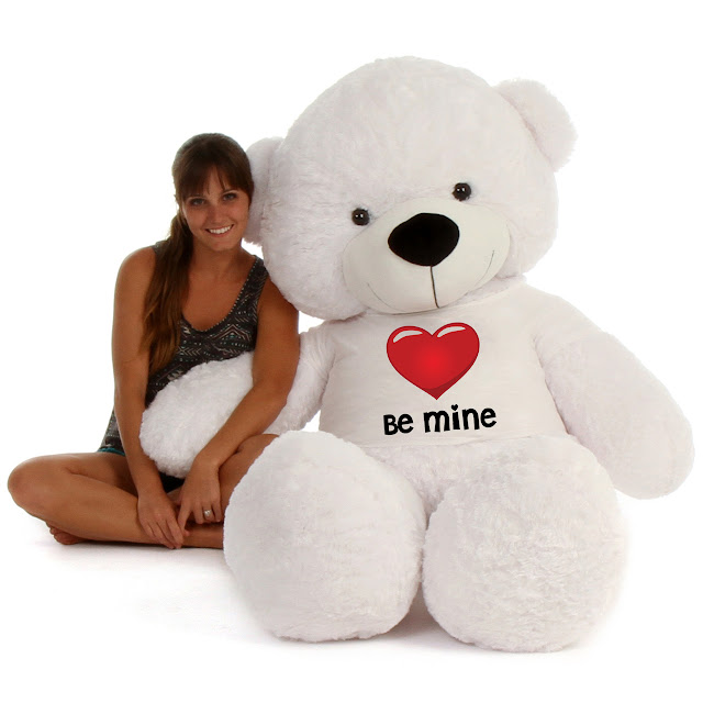 Coco Cuddles White Giant Teddy Bear