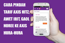 Cara Pindah Tarif Axis Hitz ke Hura-Hura