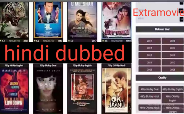 Extramovies hindi, extramovies hindi dubbed