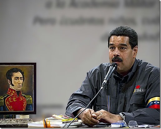 Nicolas Maduro en su programa de televisión semanal