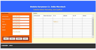 Membuat crud java database mysql