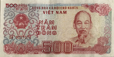 500 Dong Vietnam banknote