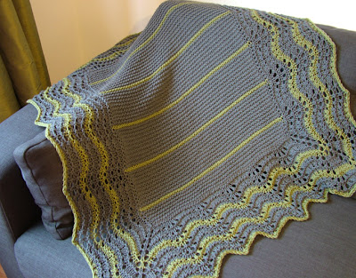 Handknitted 'Hap Blanket'