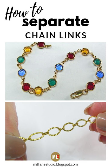 How to separate chain links tip sheet