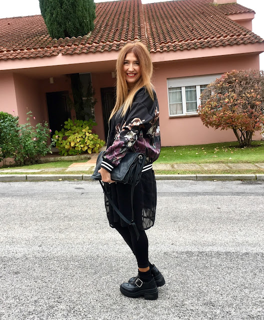 Carmen Hummer, Vestido, Mo&de, Bomber, Mulec, street style, look of the day, black, dress, blog de moda, estilista, personal shopper, shopping day