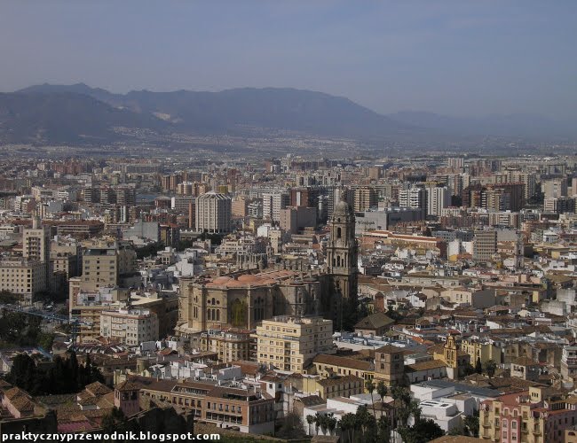 Malaga panorama miasta zdjęcia