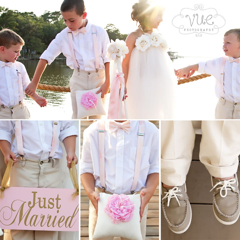 Tan and Pink Wedding