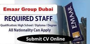 Emaar Group Dubai Required Staff