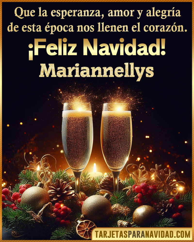 Tarjetitas de navidad para Mariannellys