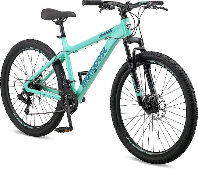 Mongoose Grafton Hardtail Mountain Bike 21-Speed Drivetrain