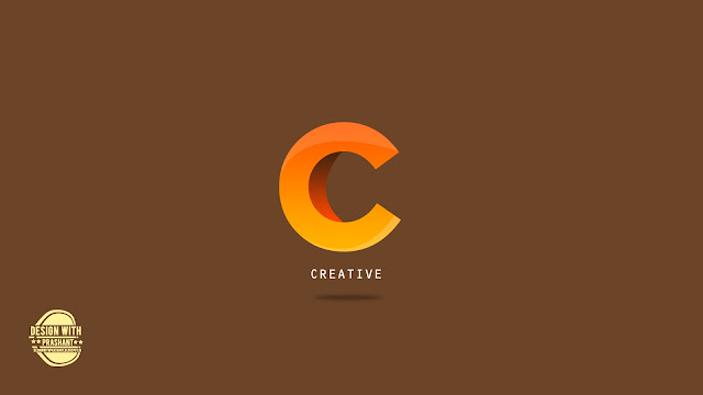 C  LATTER CREATIVE LOGO | DESIGN WITH PRASHANT