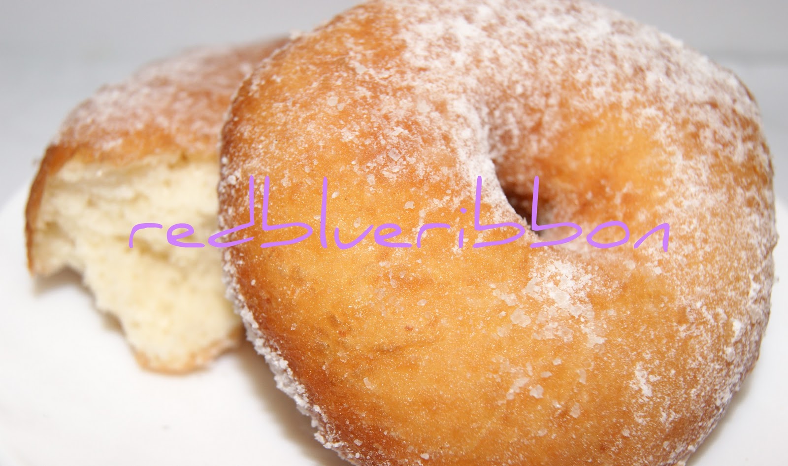 Red Blue Ribbon Bakery: Edit gambar Donat dan resepi