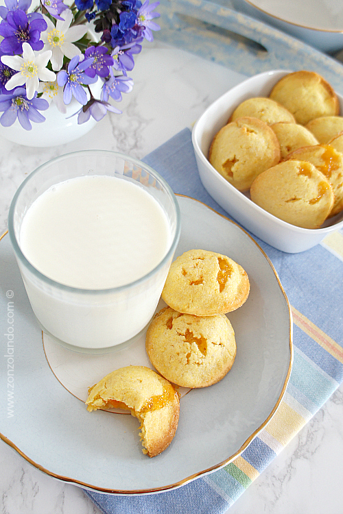 Biscotti cuor di mela ripieni ricetta per farli in casa - apple jam filled cookies recipe