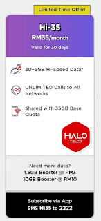 plan halo telco, hi 25, hi 35, call 20