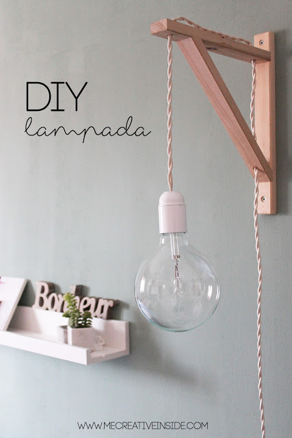 IKEA Tips: DiY Lampada Cable lamp tutorial lampada fai da te con staffa reggimensola ikea ME creativeinside