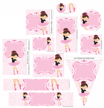 Sweet Ballerina Free Printable Mini Kit.  