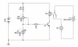 simple light sensor circuit