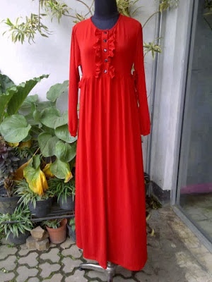  Gamis Jersey Merah Cabe