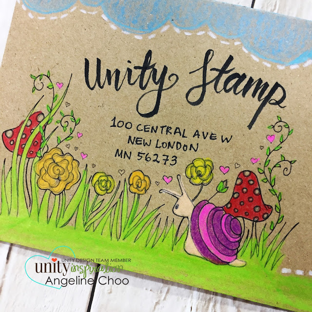 ScrappyScrappy: [NEW VIDEO] DT Blog Hop with Unity Stamp #scrappyscrappy #unitystampco #card #cardmaking #stamp #stamping #craft #crafting #youtube #quicktipvideo #processvideo #tierrajackson #mailart #envelopeart #colleencoloredpencil #coloredpencil #handlettering #brushlettering #modernlettering