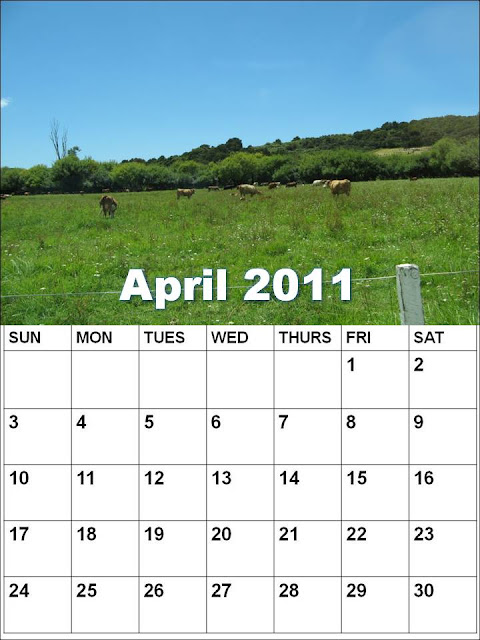 blank 2011 calendar april. lank 2011 calendar april.