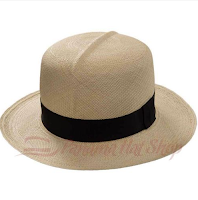 Cappello panama in paglia, modello coloniale, The Panama Hat Shop