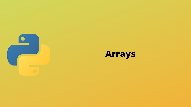 HackerRank Arrays problem solution in python