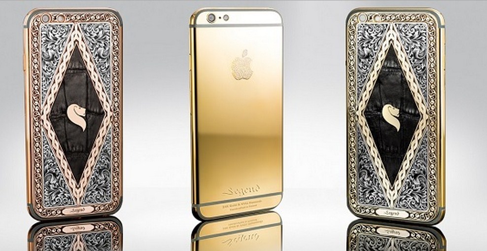 Harga IPhone 6S & iPhone 6 Plus Terbalut Emas dan Berlian